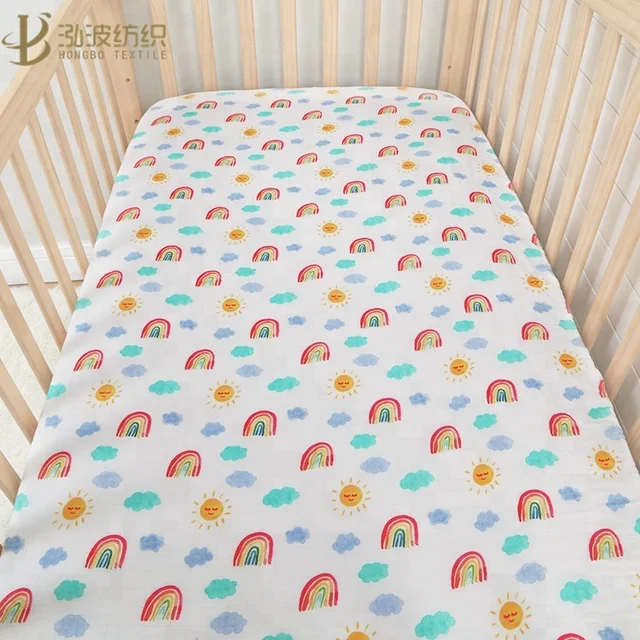 rainbow baby bedding