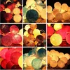 High quality for 20pcs Cotton Ball String Fairy Lights Xmas Wedding Holiday Party Home Decoration hanging ball lights