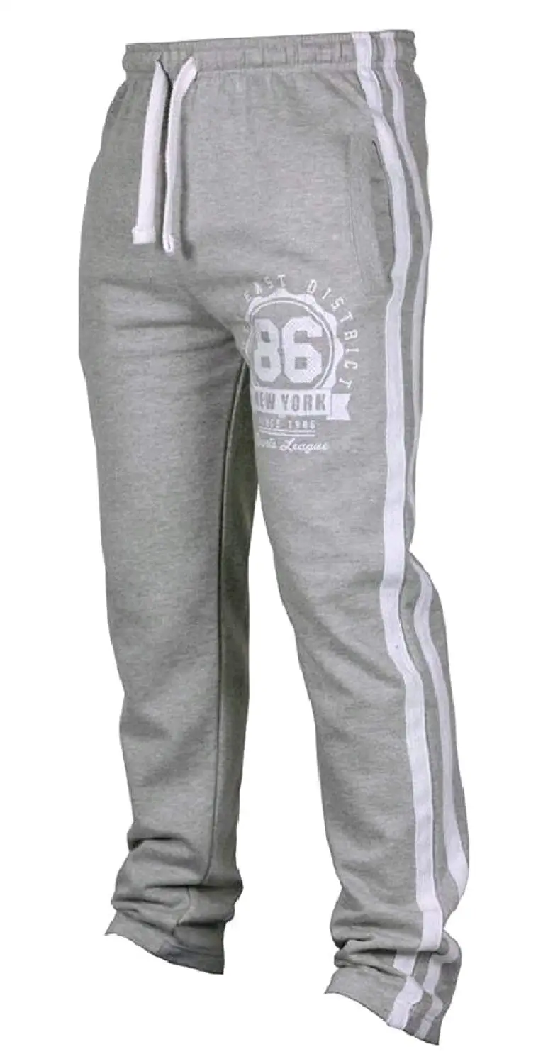 CrazyDayMen Leisure Elastic Waist Solid Fashionable Drawstring Jogger Pants