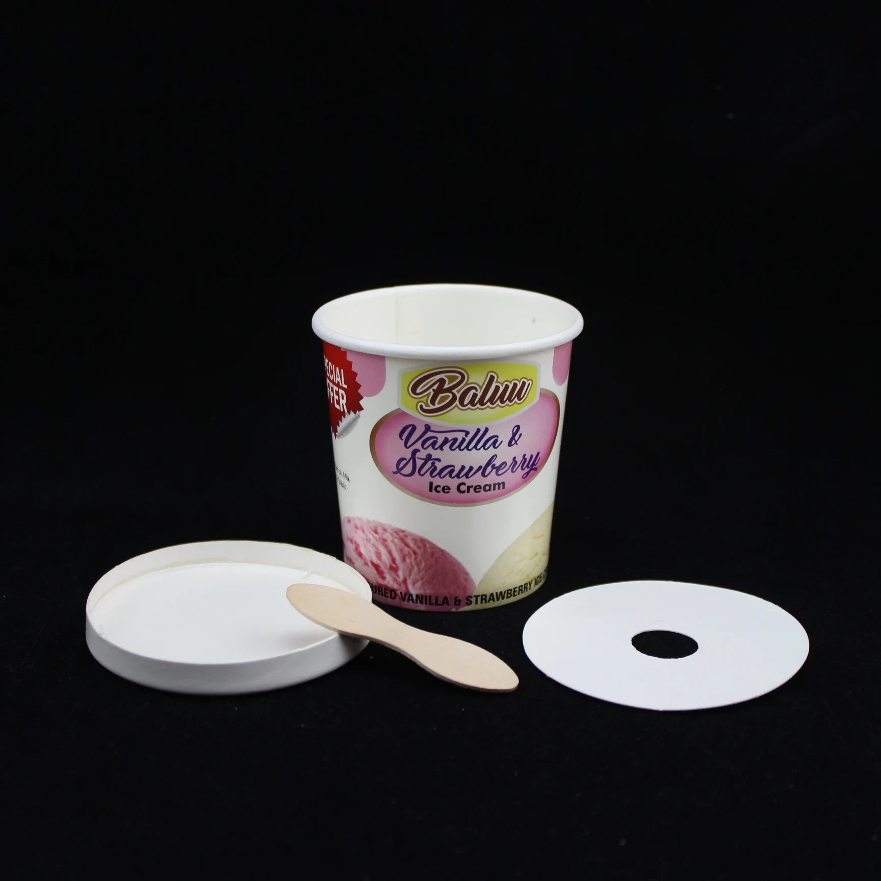 90ml 100ml 120ml 150ml Ice Cream Paper Cup With Lid Buy Ice Cream Paper Cup With Lidice Cream 0444