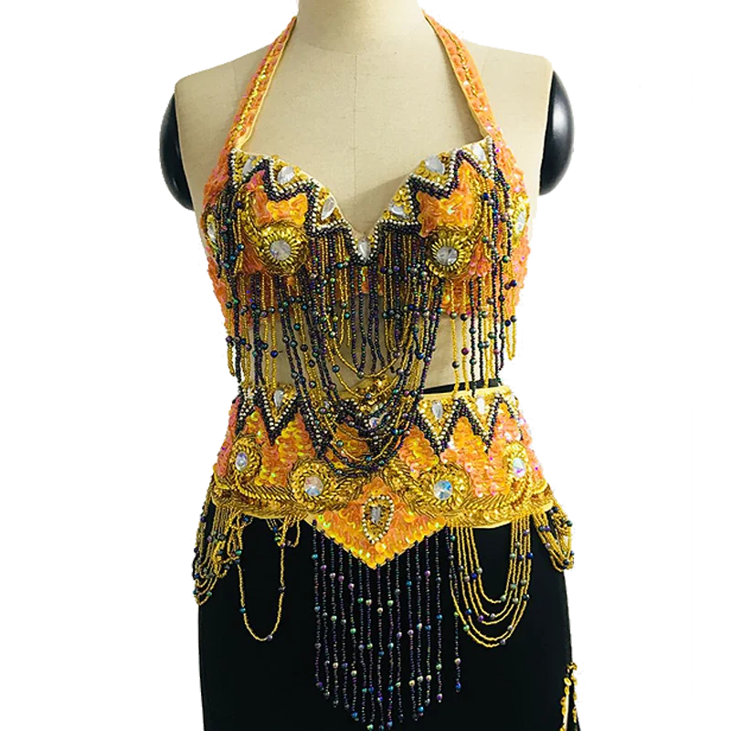 Wholesale Samba Belly Dance Costume Set Women Sexy Oriental Belly Dance