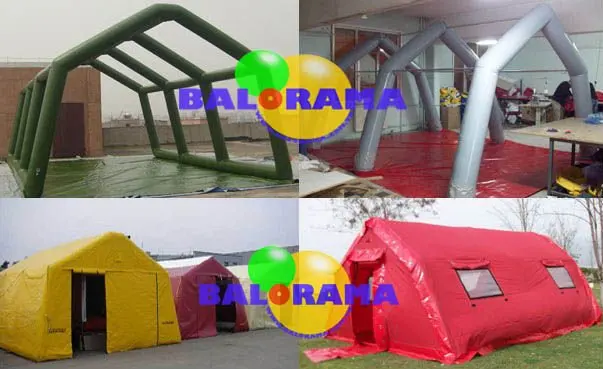 air tight inflatable decontamination and emergency tent