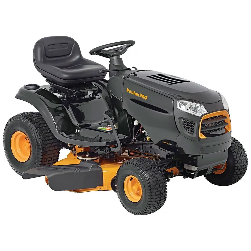 Get Quotations · Poulan Pro 960420187 Briggs and Stratton 19 hp Pedal  Control Automatic Drive Riding Mower, 42