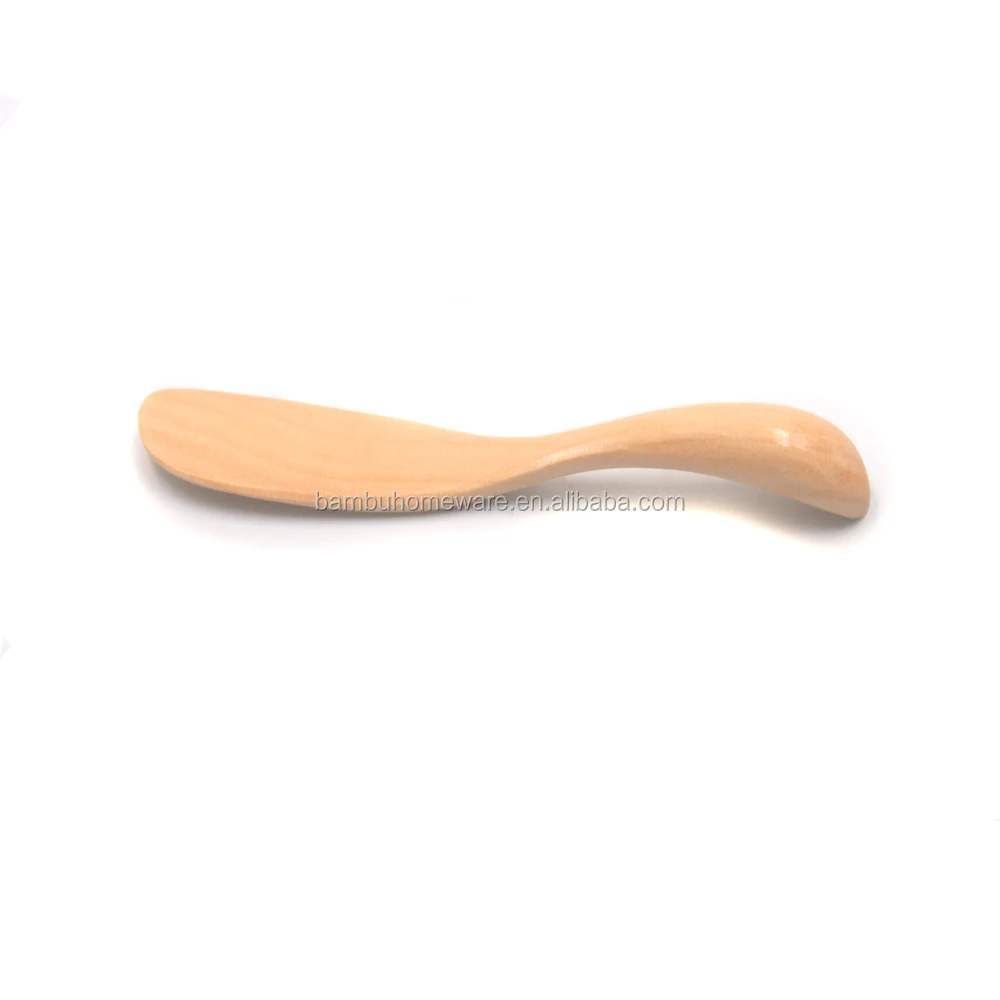 Novelty Eco Friendly Cheese Knives Small Butter Knife Reusable Wooden Butter Knife