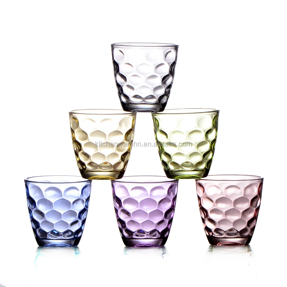 Hot Sale The Most Popular 270ml Color Glass Cup With Bubbles Buy