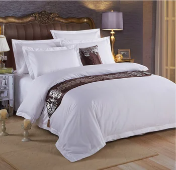 Luxury 250cm White Sateen Best High 400 Thread Count Fabric To