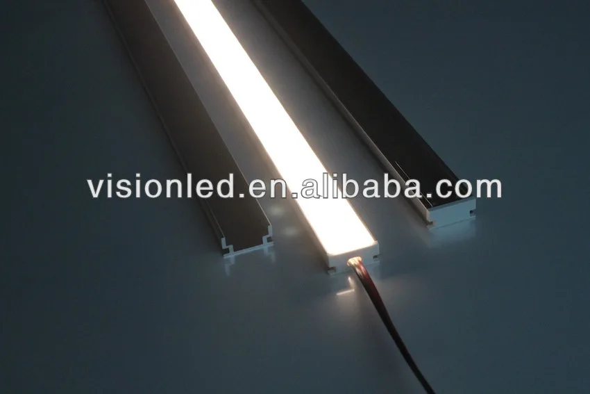 On-foot aluminum profile for led floor light with thick cover! 1meter/pcs, 12pcs a lot.