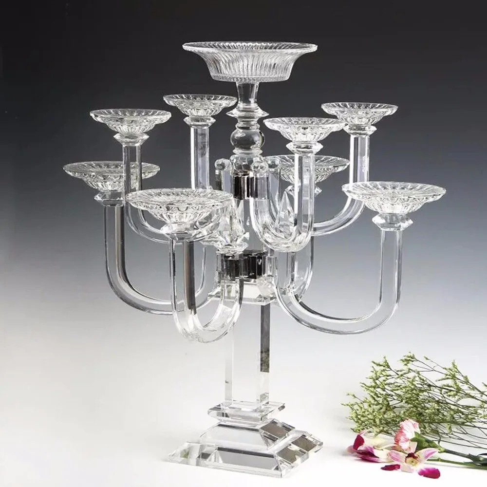 Crystal Candelabra For Wedding Table Centerpieces Decorative