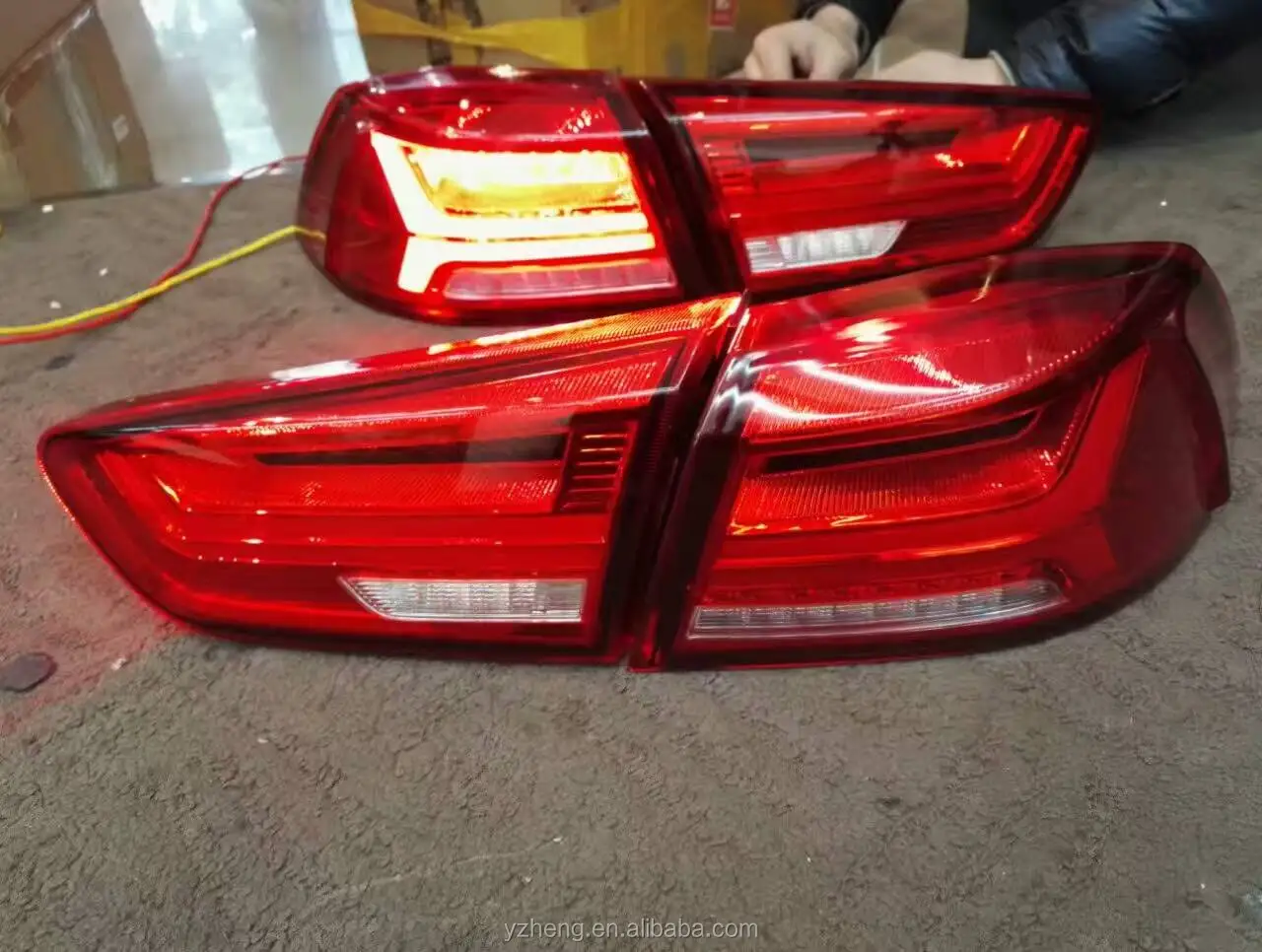Vland Factory Car Taillights For Mit Lancer EVO LED Tail Lights For Lancer EX 2008-2015 Plug And Play