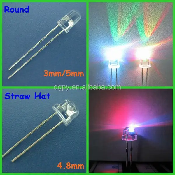 4.8mm Straw Hat LED 3mm 5mm Round RGB Flashing LED Diodes.jpg
