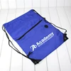 High quality ear buds custom polyester drawstring sport bag