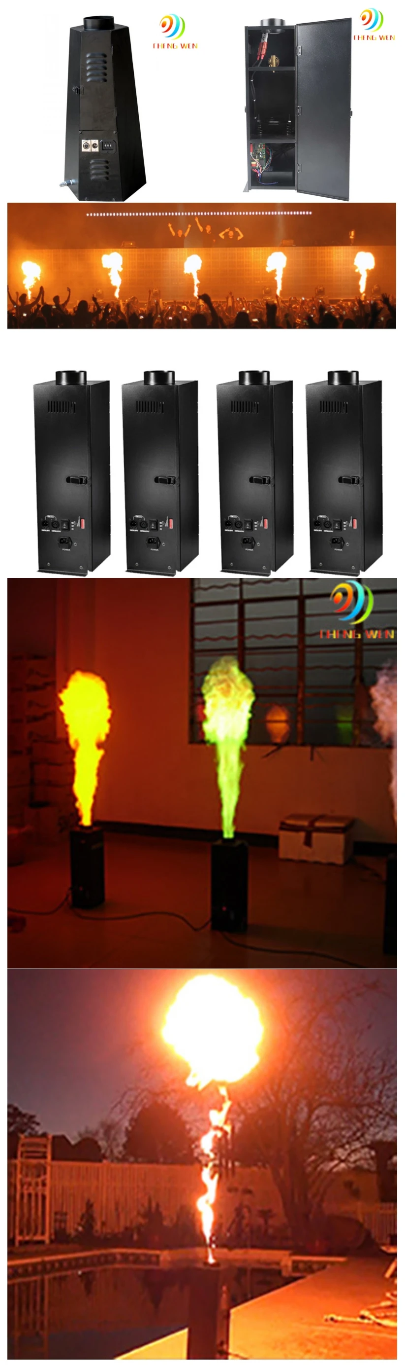 Stage Effect Dmx 200w Fire Flame Machine Buy Flame Machine,Stage Fire