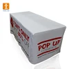 Tradeshow polyester fabric table covers tablecloth