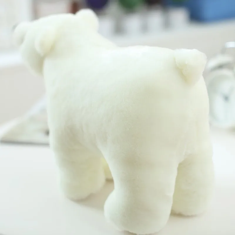 small stuffed polar bear