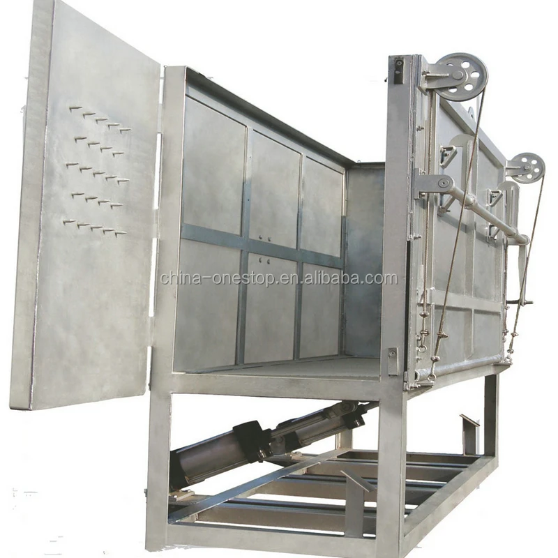 Cow Cattle Halal Ritual Killing Slaughter Knocking Box for Beef Slaughter House Equipment, View