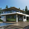 Fast assemble hurricane resisted, earthquake tested, termite proof prefabricated luxury villa house