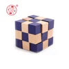 Yunhe solid wood good quality IQ cube puzzle