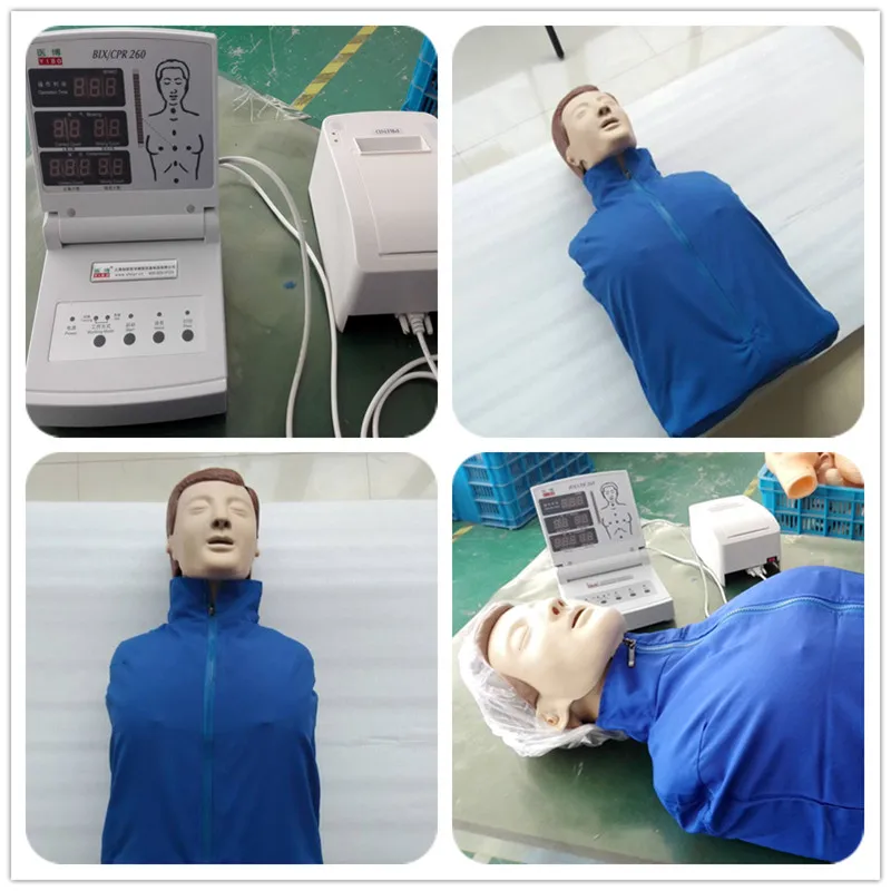 Teaching Life Size School Emergency Half Body Manikin First Aid Kits For Sale Cpr Training Model