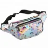Custom Pattern Adorable Unicorn Fanny Pack Kids Waist Bag Holographic Bum Bag