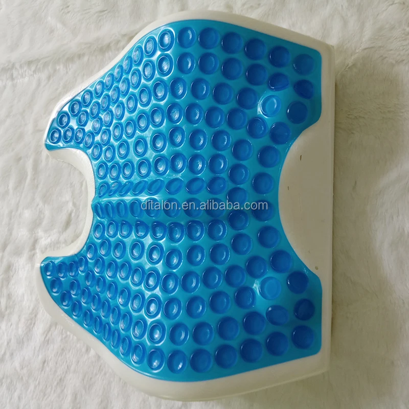 Memory foam W/gel lumbar pillow for back pain and posture support back pain relief cushion