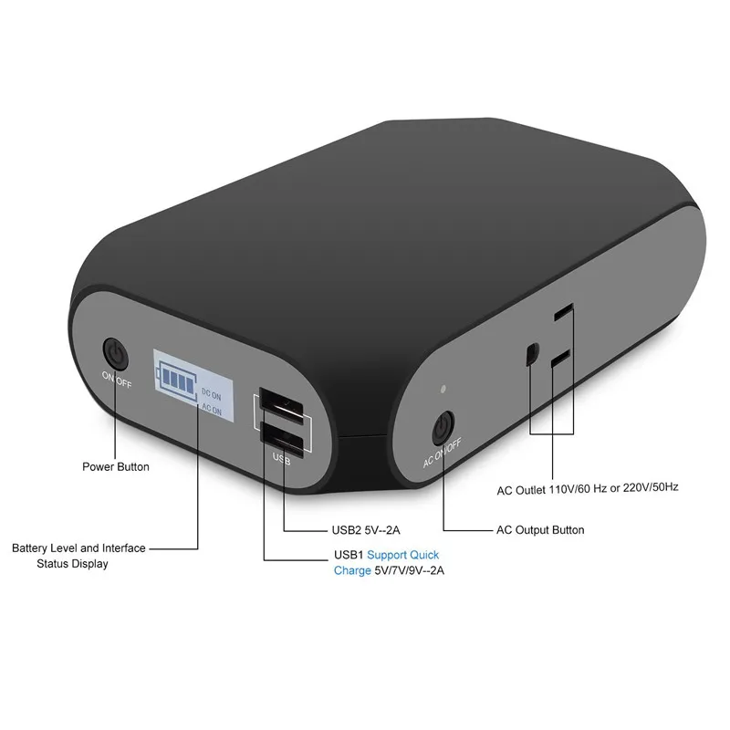 Alibaba Wholesale 110v/220v Ac Outlet Power Bank Buy Ac Power Bank