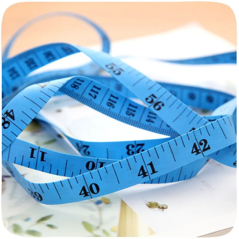 Chinese 150cm Tape Measure / Fiber Glass Plastic Measuring Tape Packed