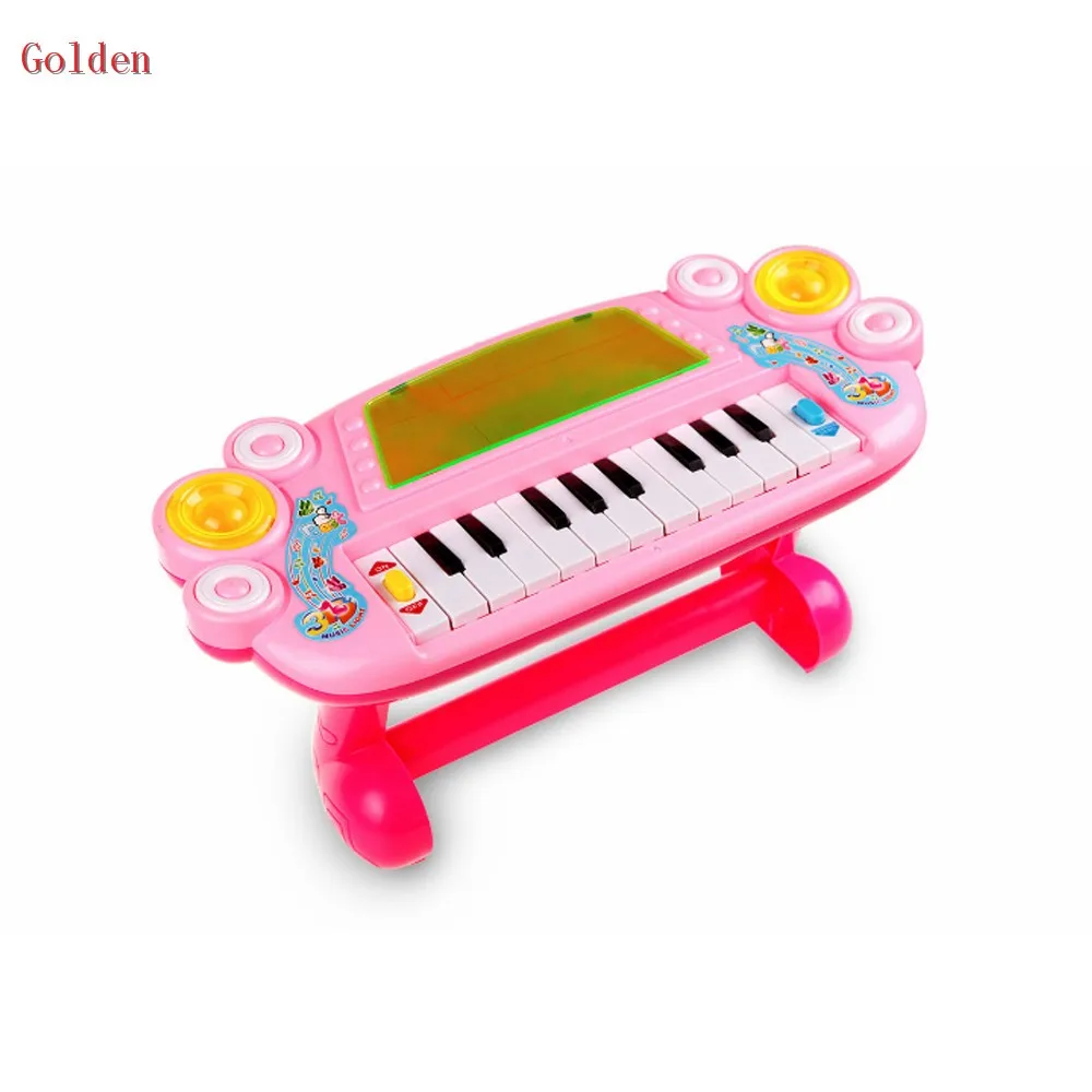 golden toy piano