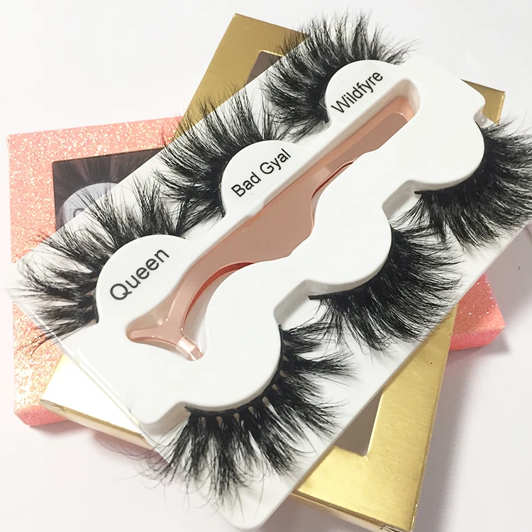 

25 mm siberian mink lashes private label 3d mink eyelashes colorful lash book 3 pack eyelashes