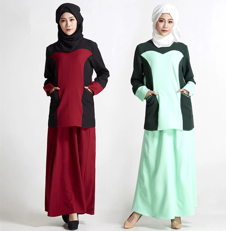 A3272 Wholesale Linen Clothing Dubai Cheap Abayas In Solid Colors ...