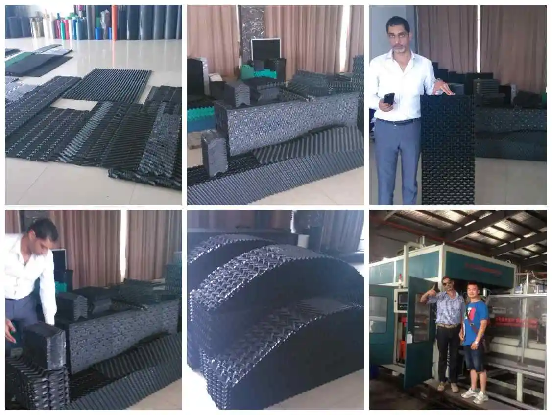 PVC PP infill for cross flow cooling tower