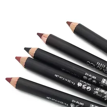 1 pcs Liner Lip Pencil Pen à prova d ‘ água beleza olho sobrancelha Lip Makeup cosméticos de longa duração colorido Lipliner por Party Queen