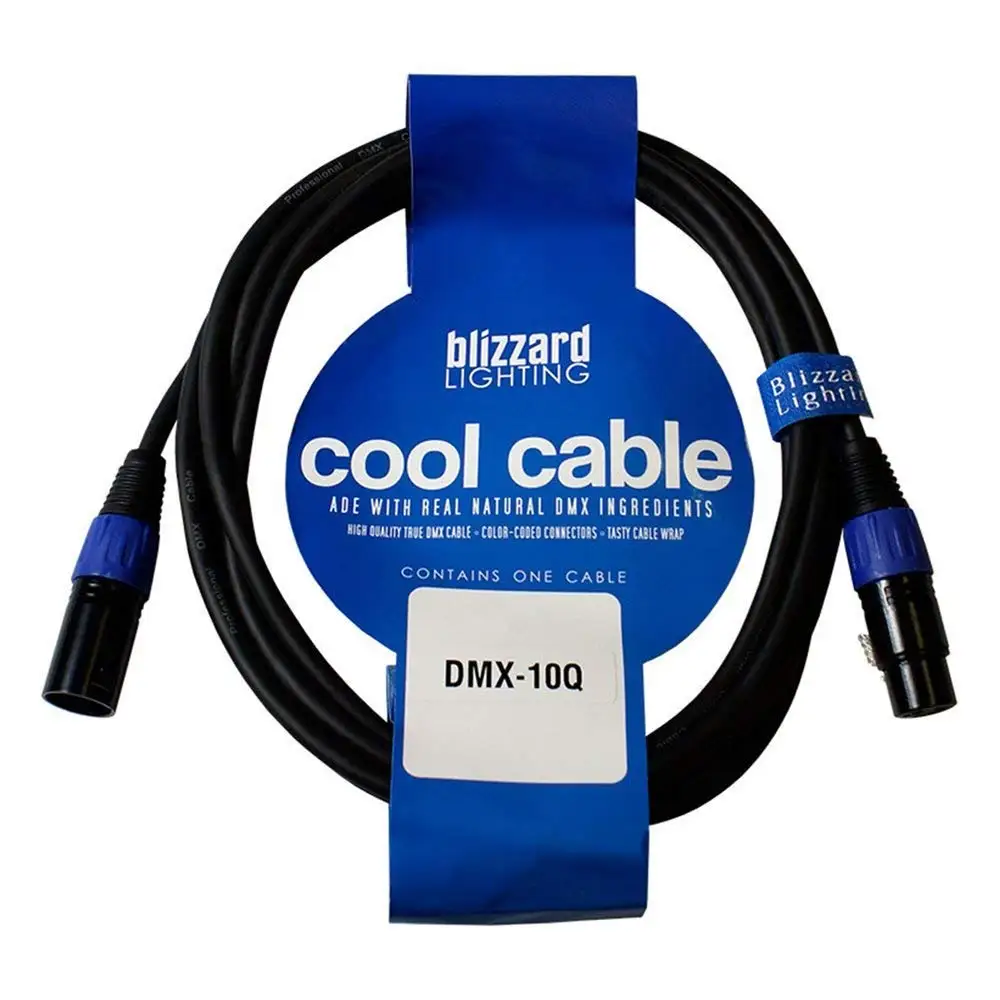 Blizzard Lighting DMX10Q 10 Foot 3-Pin DMX Cable