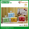 DIY Cute Kawaii Wooden Desk Perpetual Calendar with Message Clip Memo pad Holder Office Supplies Stationery