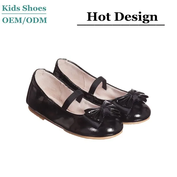 J-d0286 Little Ladies Princess Shoes Classic Style Girls Black Patent ...