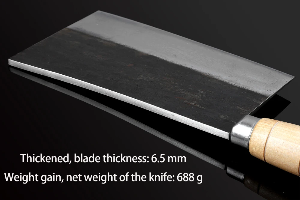 Professional Big Asian Chinese Meat Cleaver Butcher Slaughter Knives