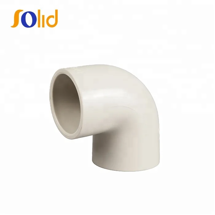 PN16 Industry Type Plastic PVC UPVC Pipe Fittings 90 Degree Elbow
