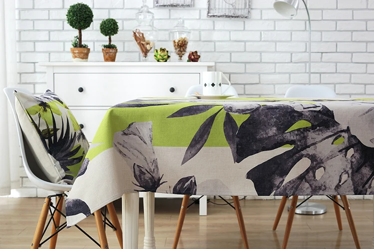 Chinese Supplier Abstract Flower Digital Printing Linen Cotton