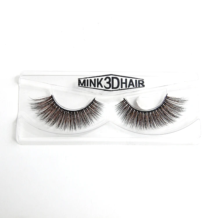 Wholesale private label clear invisible band 3d silk eyelashes