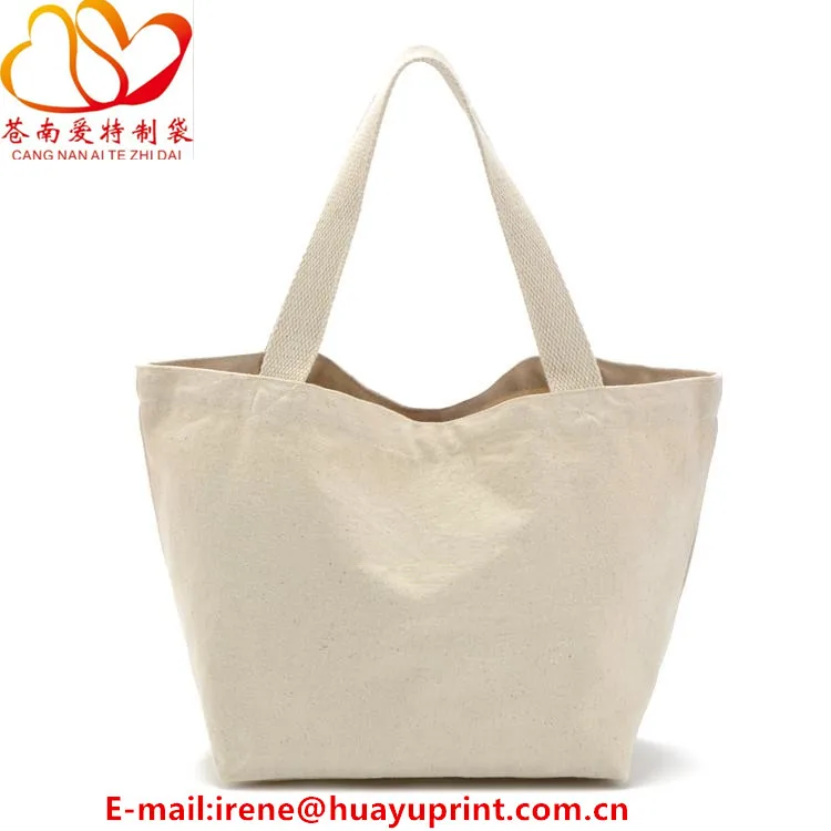 Bolso shopper de lona Mujer, Blanco | TWINSET Milano
