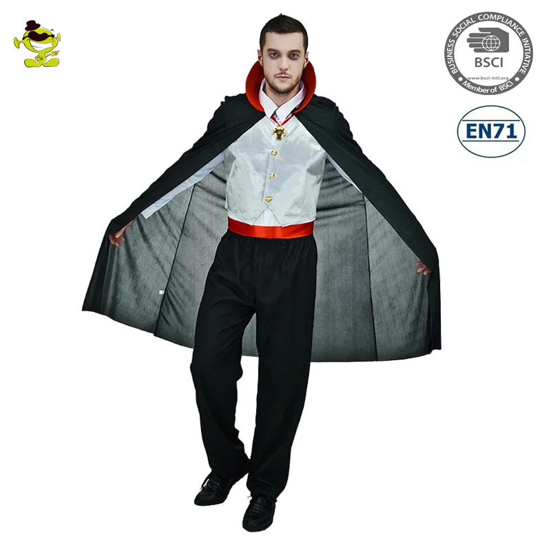 Men Bloodthirst Vampire Costume Adult Dracula Count Halloween