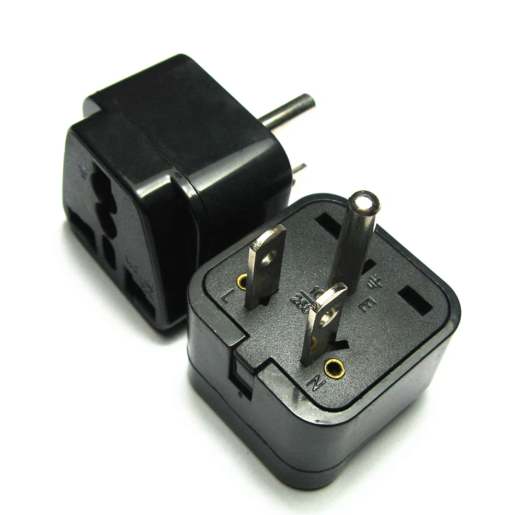 US Universal Adapter to USA CANADA AC Power Plug 3 Pin Travel Converter Ze lowest prices around