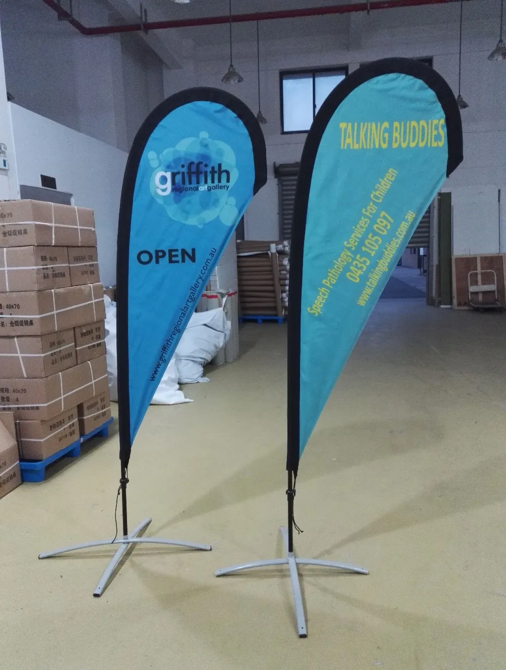 New Commercial Flag Banners Festival Feather Flags Custom Flag Banner