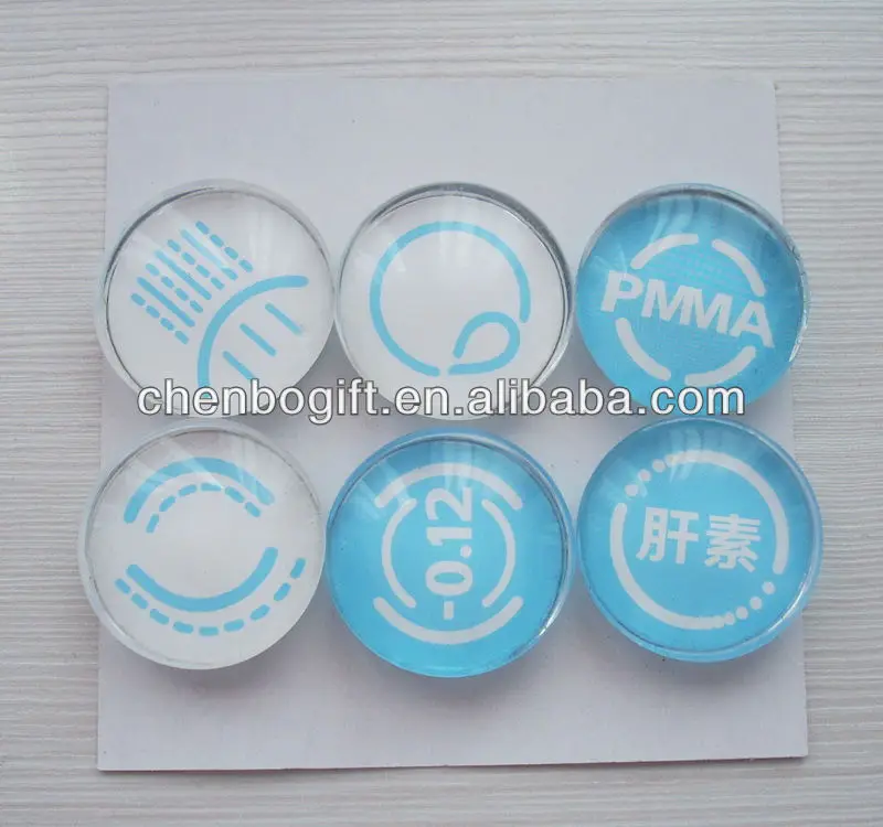 Crystal glass frigde magnet (42)