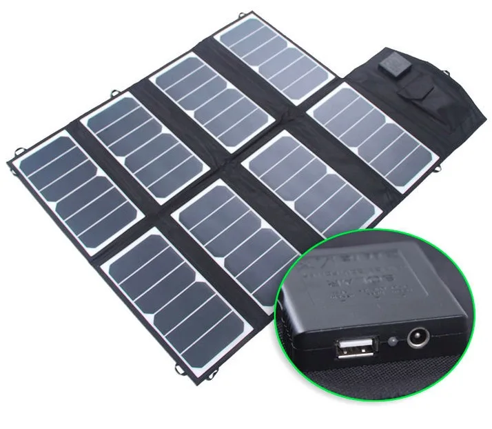 Easy carry best solar charger  52W solar power charger For computer etc