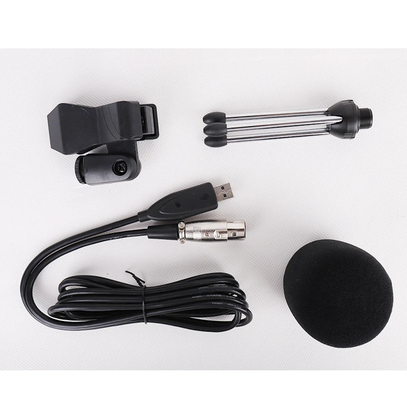 Bm700e Omnidirectional Podcast Studio Recording Electret Condenser Tube Microphone Pc