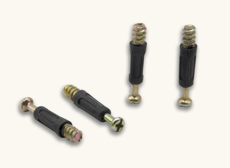 Iron Plastic Connecting Cam Lock Bolt M6 Furniture Joint Connector