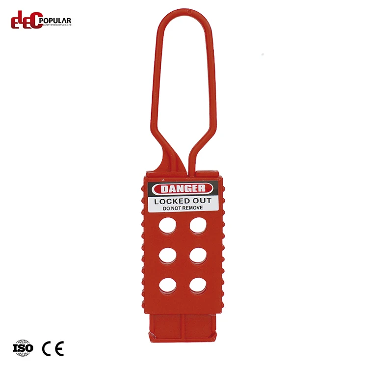 Super September High Quality Insulation Nylon Hasp Lock Safety Lockout With Logo