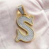 Hip Hop Letter Pendant Jewelry Wholesale Fashion 925 Silver S Alphabet Pendant Design