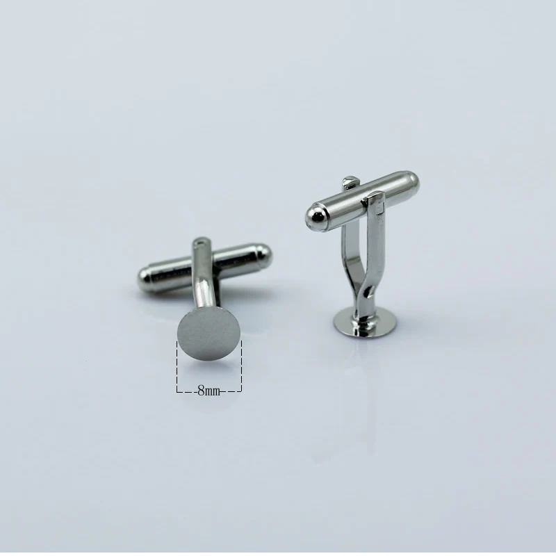 Beadsnice Id22993 Cufflinks Sets Brass Findings Cuff Link Base 8mm Sold