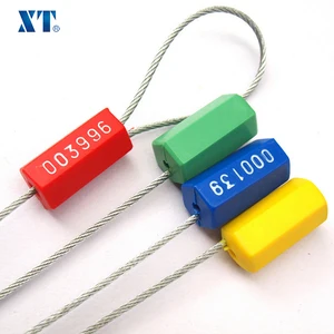 High security Tighten type adjustable aluminum alloy Container Seal metal cable seals